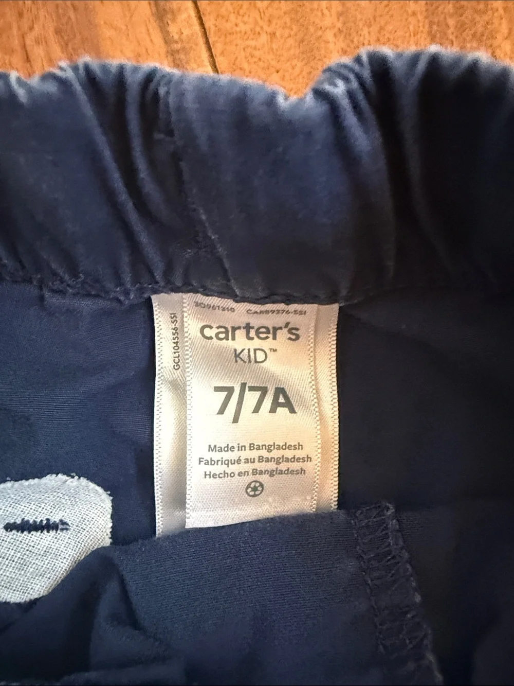Carter's Navy Blue Elastic-Waist Shorts